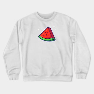 Slices Of Watermelon Cartoon Crewneck Sweatshirt